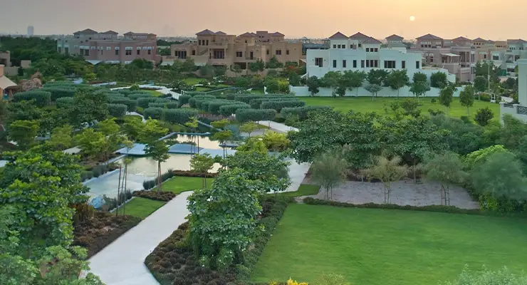 Quartier Al Barari à Dubaï