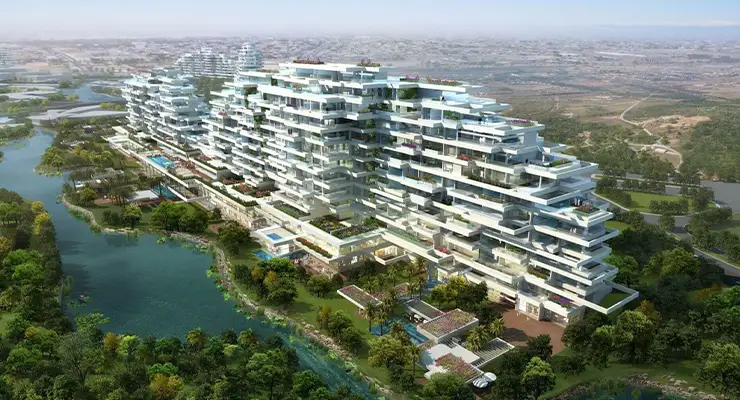 Aperçu du quartier Al Barari à Dubaï