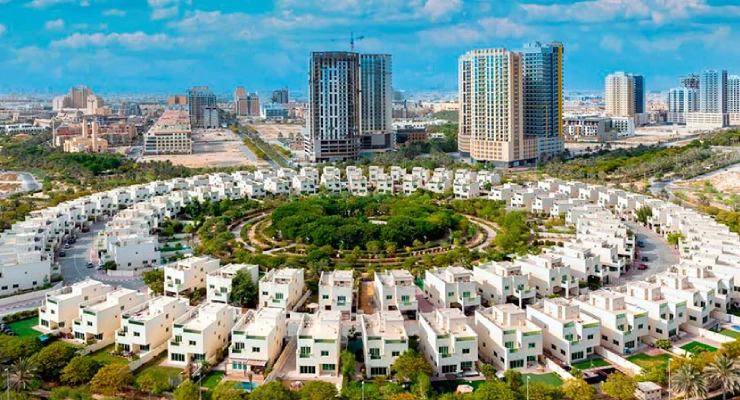 overview of Jumeirah Village Circle residential apartmetns