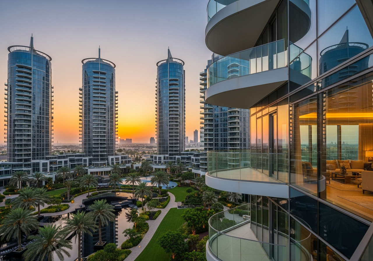 شقة سكنية جاهزة بتصميم داخلي أنيق في أحد أبراج الإمارات الحديثة