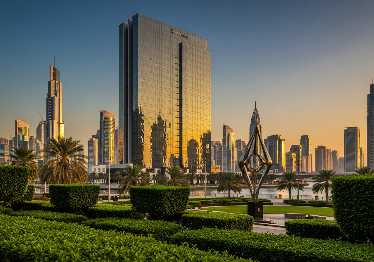 Bureaux commerciaux modernes et équipés à vendre dans les tours de Business Bay à Dubaï.