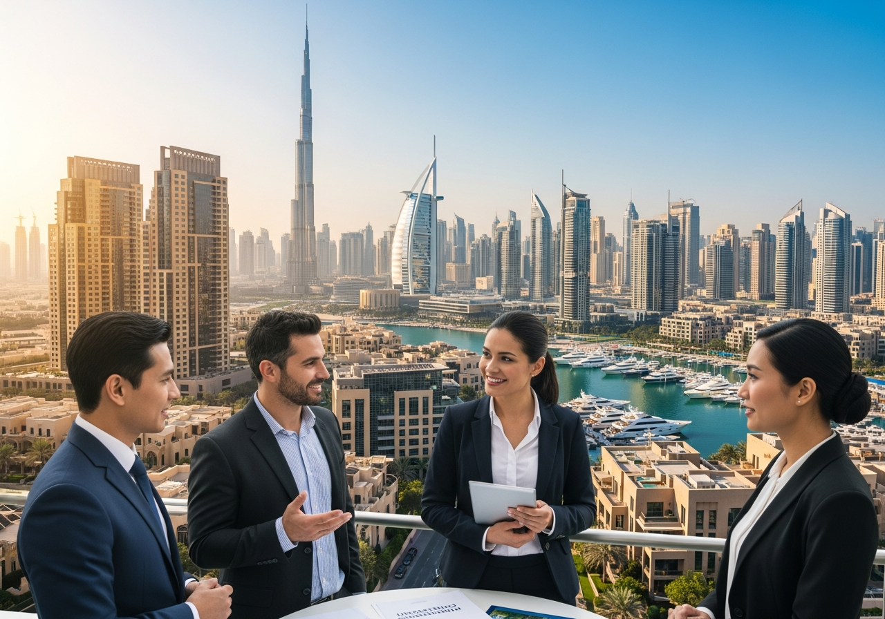 Appartements et villas de luxe parmi les biens à vendre à Dubaï pour les étrangers avec vue sur la skyline
