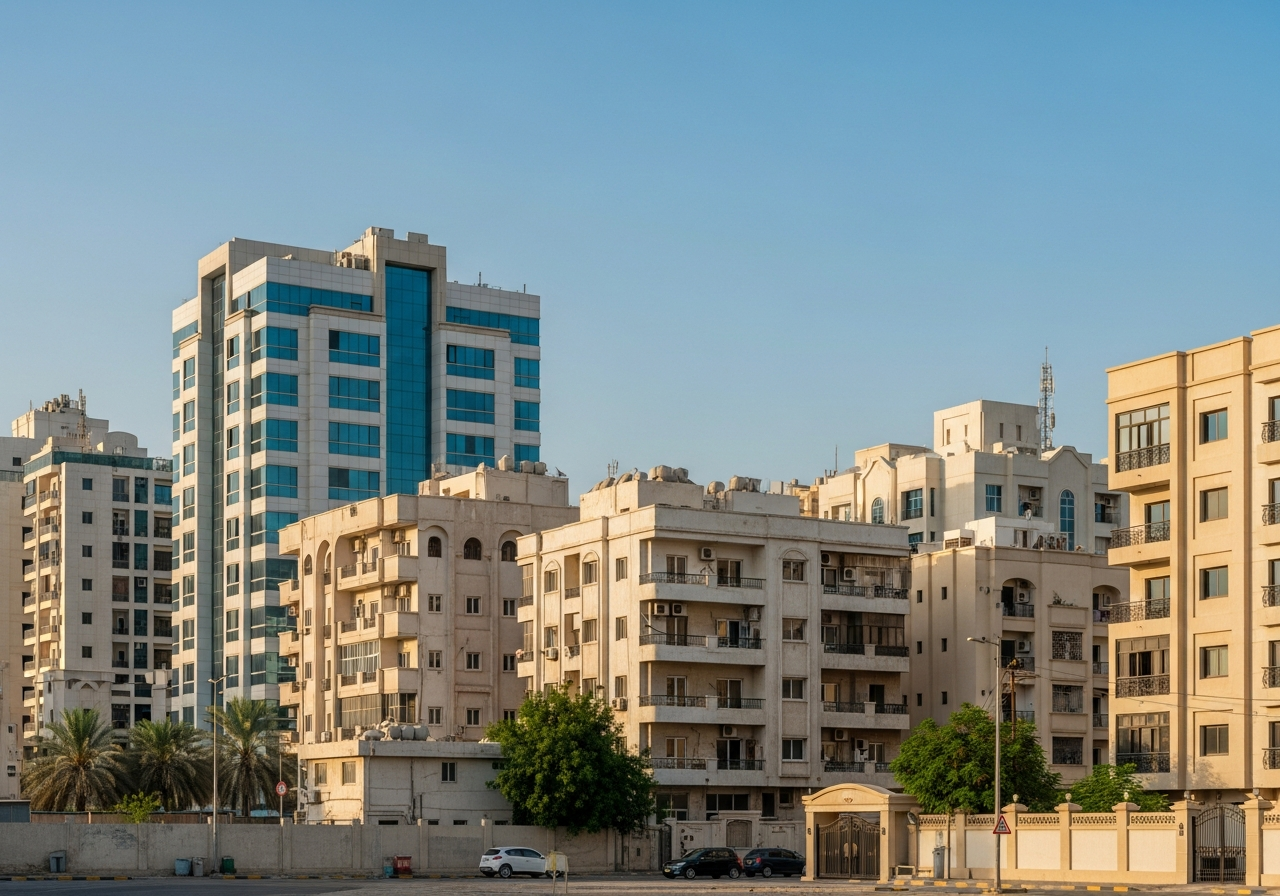 شقة عصرية معروضة ضمن خيارات عقارات رخيصة للبيع في الشارقة تتميز بإطلالة مميزة