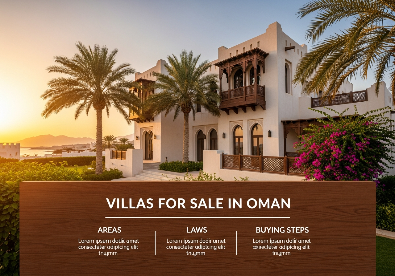 Luxury residential villa complex available for sale to foreigners in the UAE with modern design and green gardens.