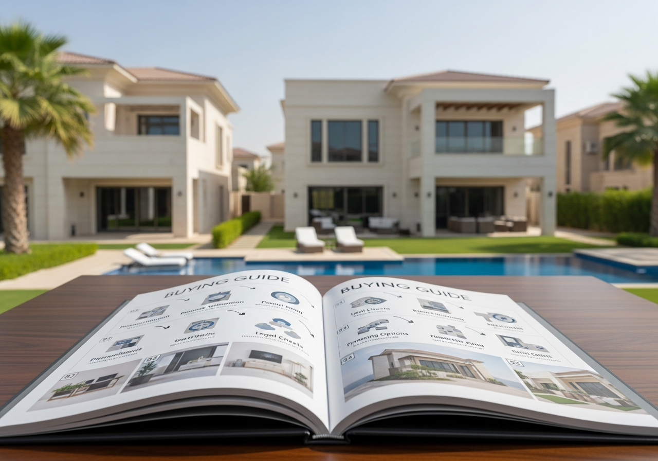 فيلا أنيقة بتصميم عصري مع حديقة خضراء في الشارقة كنموذج لفلل إعادة البيع المستعملة